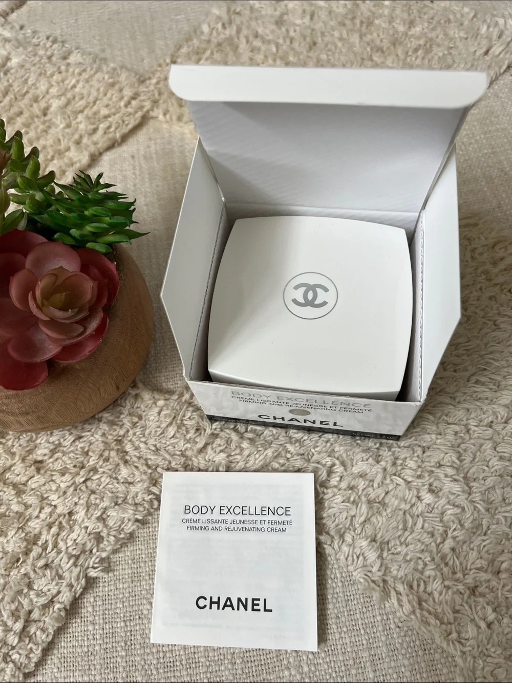 CHANEL Body Excellence Firming & Rejuvenating Cream - White and Black Box 5.2 oz